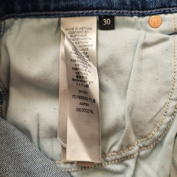 7 For All Mankind Adrien Slim Tapered Jeans Men's Size 30 - Picture 6 of 8
